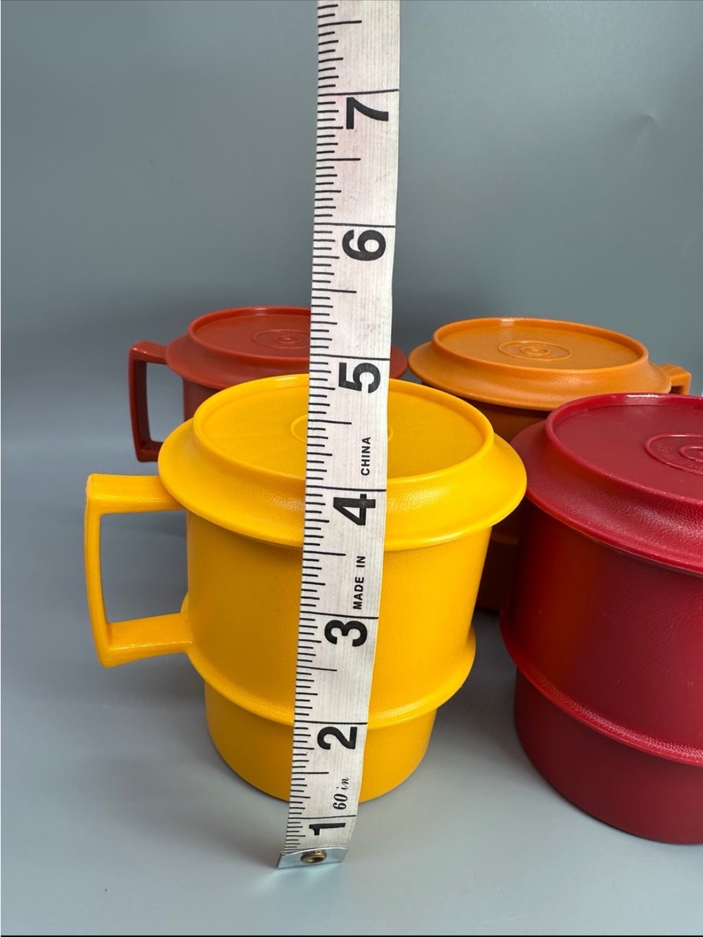 Tupperware Vintage Stacking Coffee Cups
With Lids/Coasters Set Of 4 - Picture 9 of 10